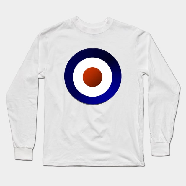 Mod Target by Garrett L Long Sleeve T-Shirt by glechowski